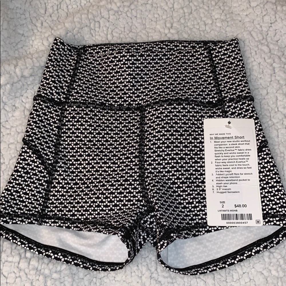 Lululemon In Movement Shorts